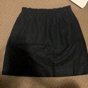 J Crew black mini skirt sz2